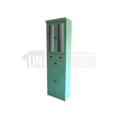 Bar sur-mesure en pin massif 240cm avec repose-pieds