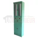 Colonne salle de bain sur-mesure en pin massif 80cm