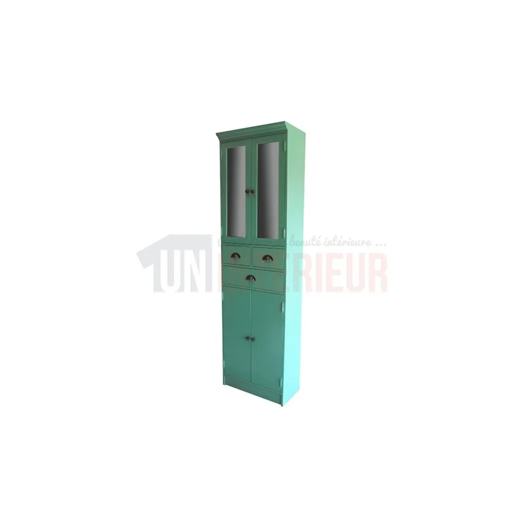 Colonne salle de bain sur-mesure en pin massif 80cm