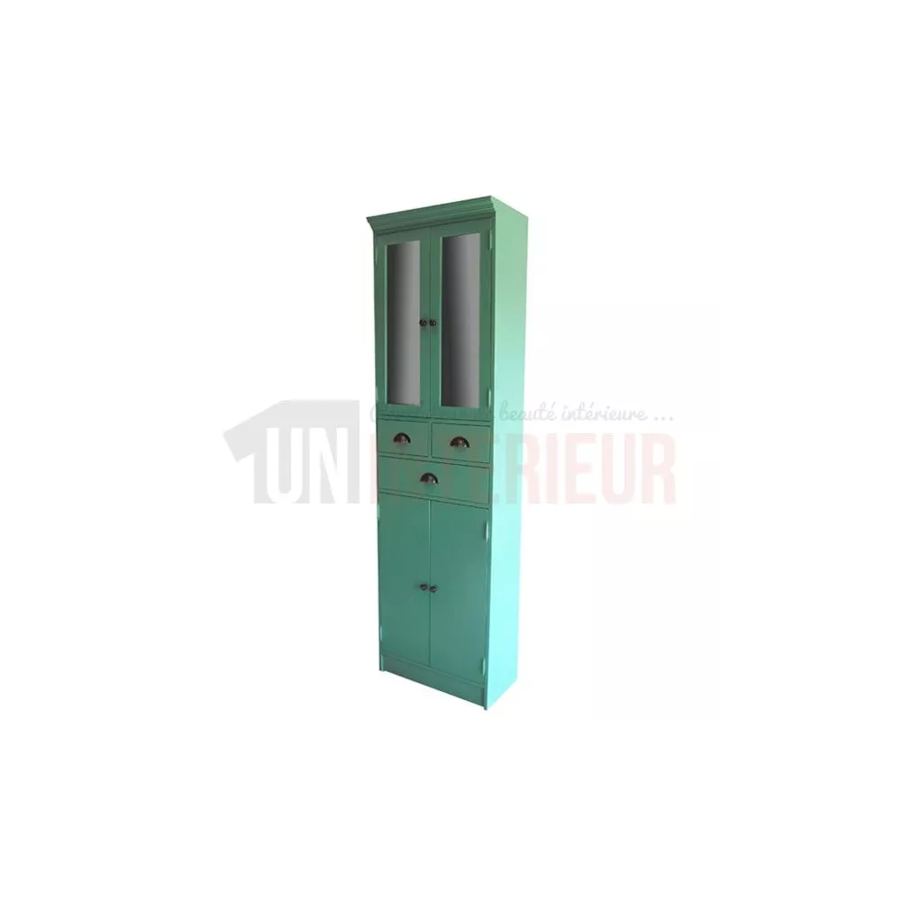 Colonne salle de bain sur-mesure en pin massif 80cm