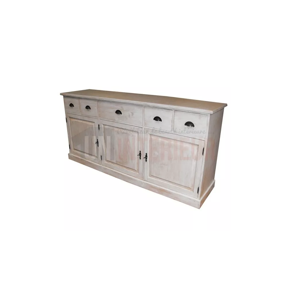 Buffet sur-mesure en pin massif ou bahut 200cm