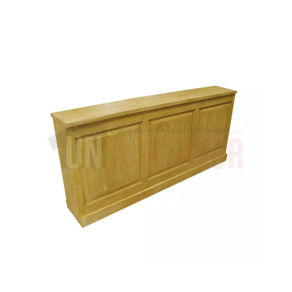 Comptoir sur-mesure en pin massif 200cm