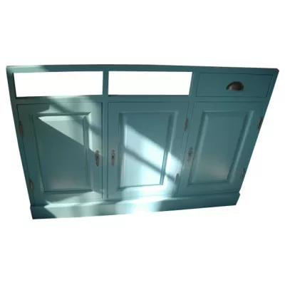 Façade de cuisine sur-mesure en pin massif 121cm