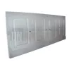 Façade de cuisine sur-mesure en pin massif 252cm