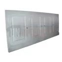 Façade de cuisine sur-mesure en pin massif 252cm