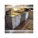 Cuisine sur-mesure en pin massif - Zinc véritable - 20 éléments