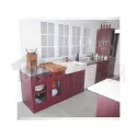 Cuisine sur-mesure en pin massif - Portes grillagées - 6 éléments