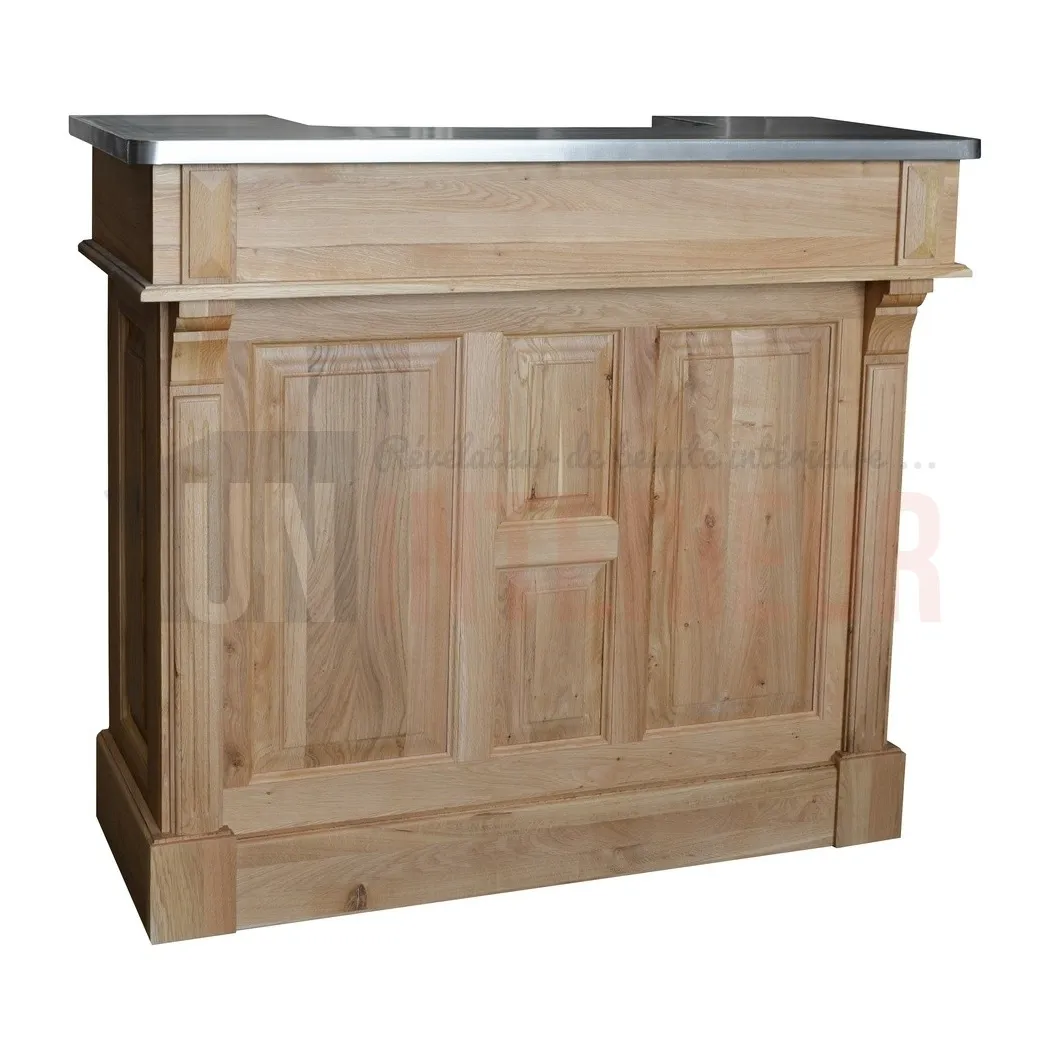 Bar en chêne massif 120cm - Chester