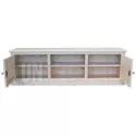 Meuble télévision 180cm en pin massif, 2 portes - Bust