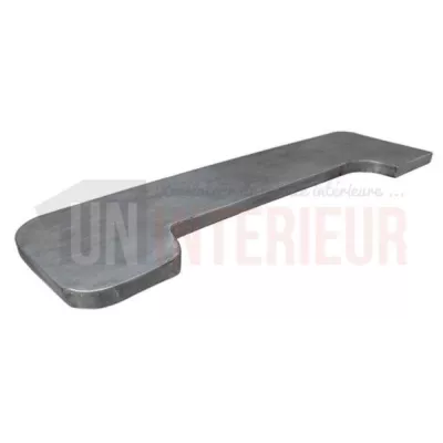 Plans de travail en zinc épais jumelables - Zinc gris anthracite