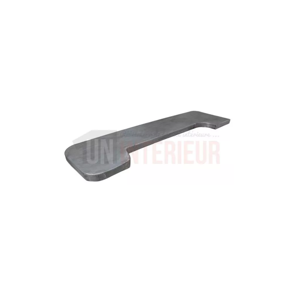 Plans de travail en zinc épais jumelables - Zinc gris anthracite