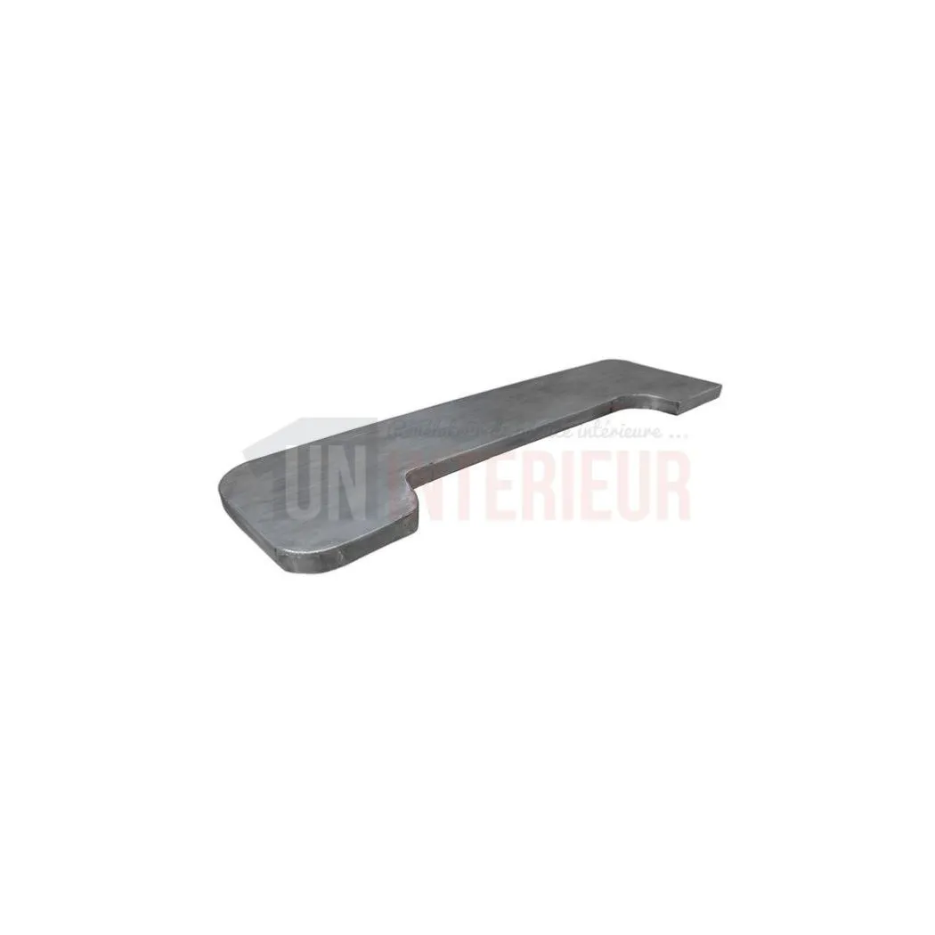 Plans de travail en zinc épais jumelables - Zinc gris anthracite