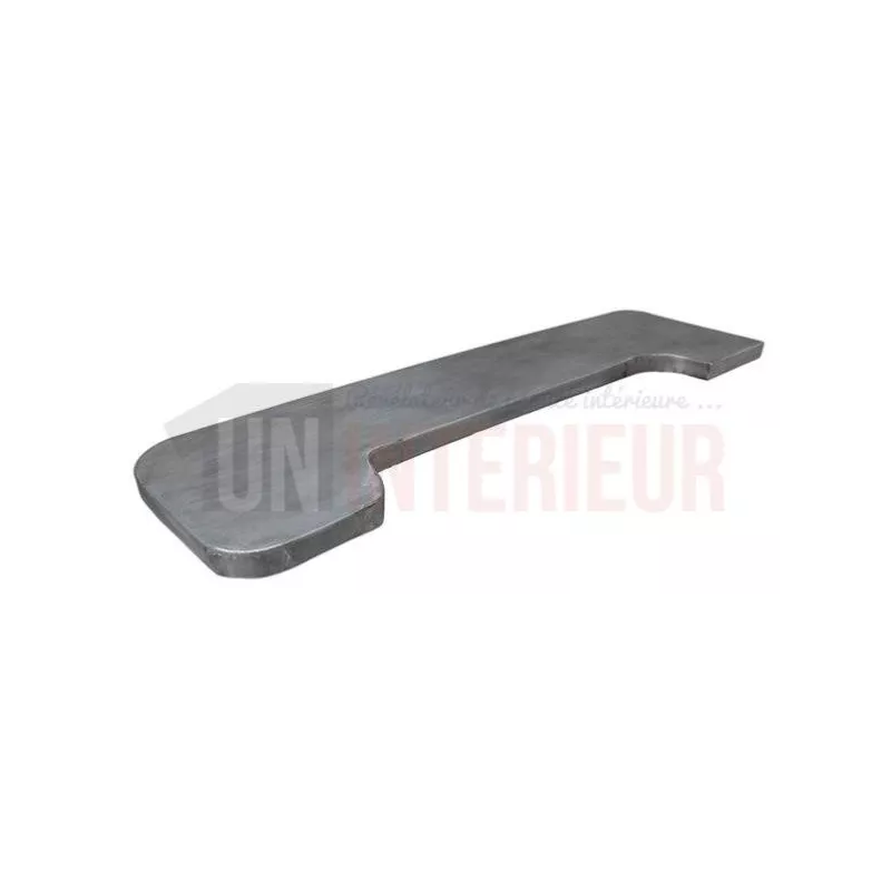 Plans de travail en zinc épais jumelables - Zinc gris anthracite