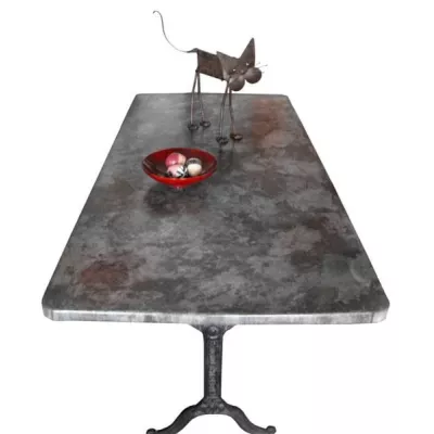 Plateau de table en zinc - Zinc d'art