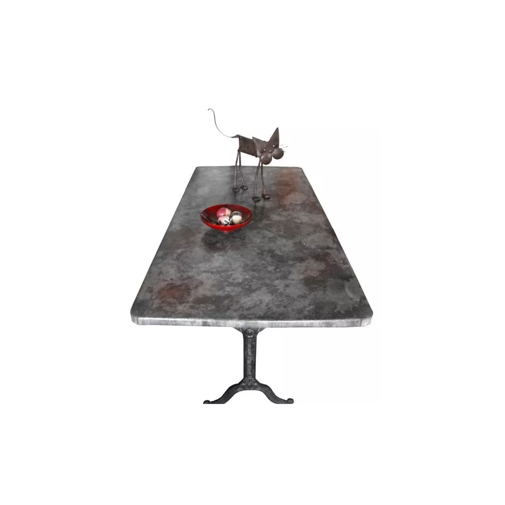 Plateau de table en zinc - Zinc d'art