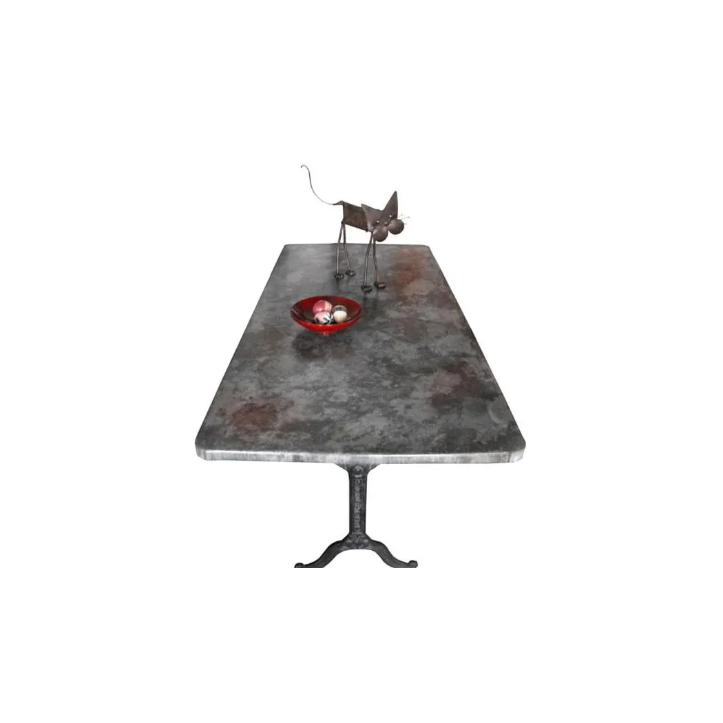 Plateau de table en zinc - Zinc d'art