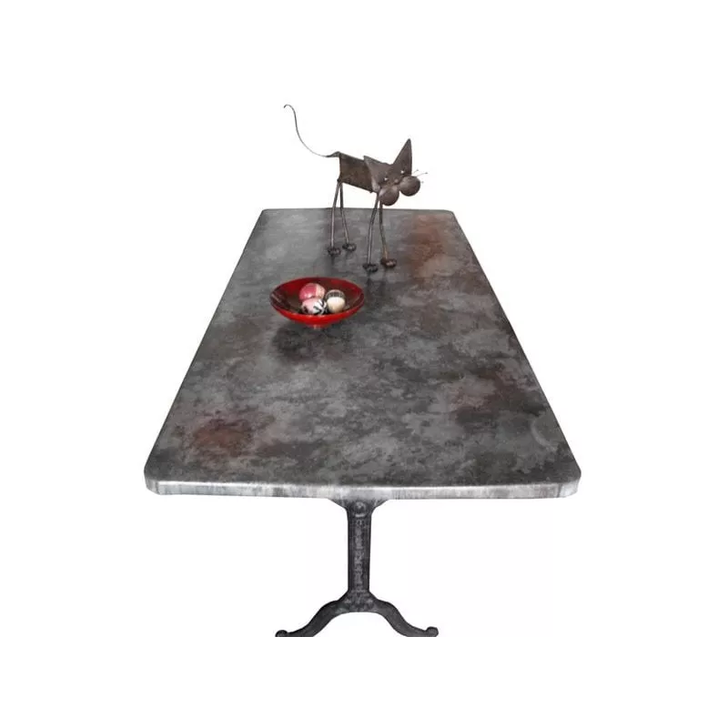 Plateau de table en zinc - Zinc d'art