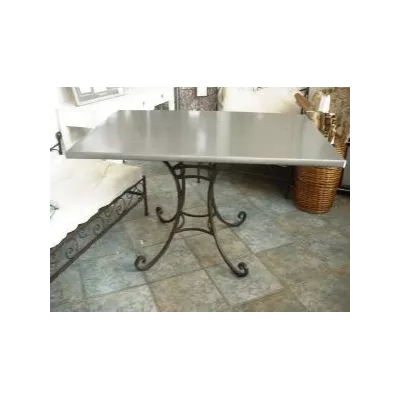 Plateau de table en zinc - Zinc d'art