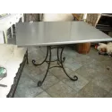 Plateau de table en zinc de cuisine - Zinc classique