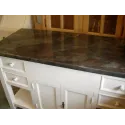Plateau en zinc pour meuble de salle de bain - Zinc d'art