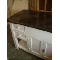 Plateau en zinc pour meuble de salle de bain - Zinc d'art