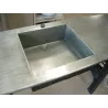 Plan de travail de cuisine en zinc avec évier en zinc - Zinc gris anthracite