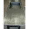 Plan de travail de cuisine en zinc avec évier en zinc - Zinc gris anthracite