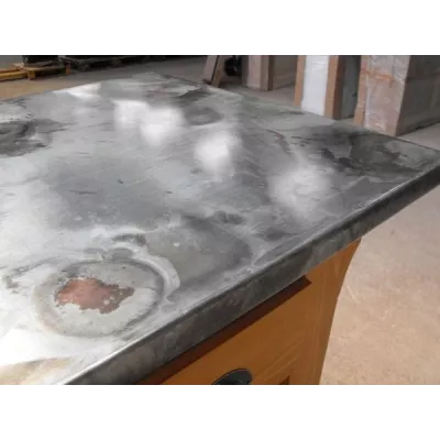 Plateau de comptoir en zinc - Zinc d'art