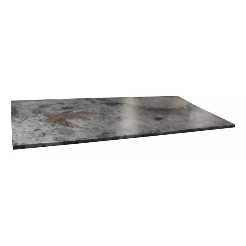 Plateau en zinc pour table - Zinc d'art