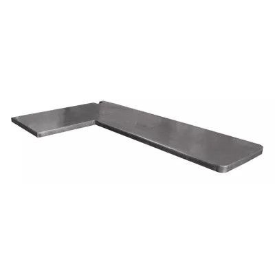 Plan de travail en zinc patiné - Zinc gris anthracite