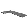 Plan de travail en zinc patiné - Zinc gris anthracite