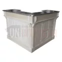 Bar d'angle 140cm x 140cm en pin massif - Chester
