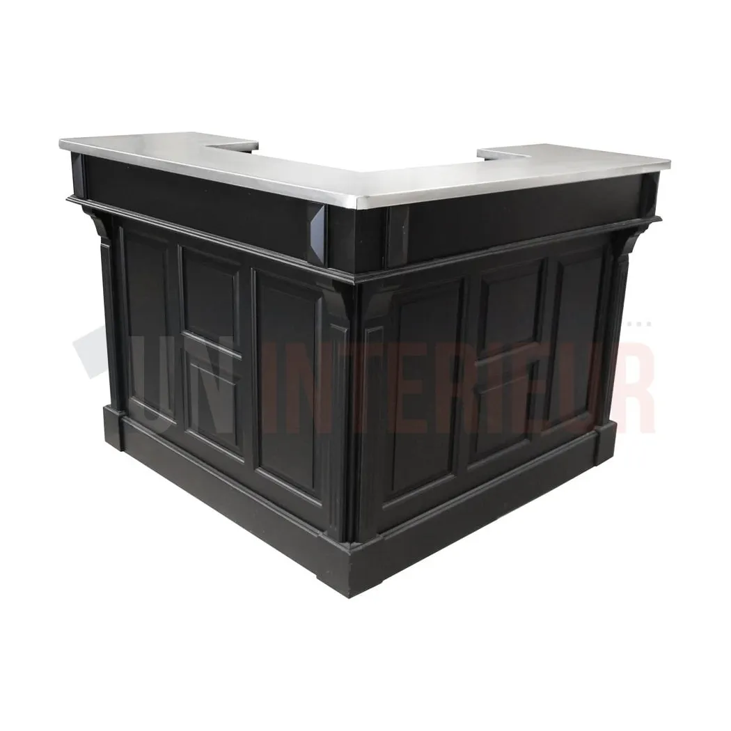 Bar d'angle 140cm x 140cm en pin massif - Chester