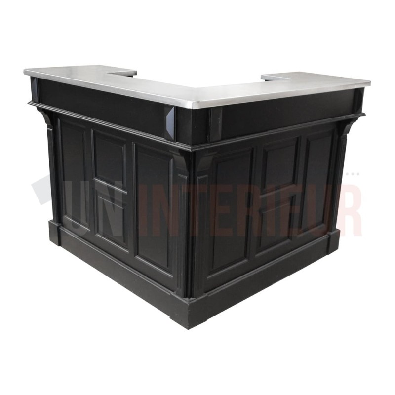 Bar d'angle 140cm x 140cm en pin massif - Chester