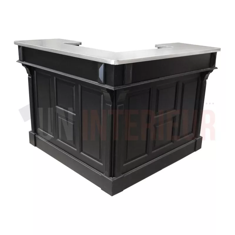 Bar d'angle 140cm x 140cm en pin massif - Chester