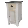 Petit rangement de cuisine 1 tiroir et 1 porte en pin massif - Straight