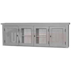 Grand placard en pin massif 4 portes - Straight