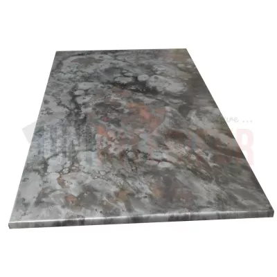 Plateau de table en zinc - Zinc couleur