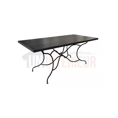 Plateau de table en zinc - Zinc d'art ardoise