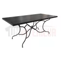 Grand plateau de table en Zinc d'art ardoise