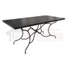 Grand plateau de table en Zinc d'art ardoise
