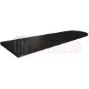 Grand plateau de comptoir demi-lune en Zinc ardoise